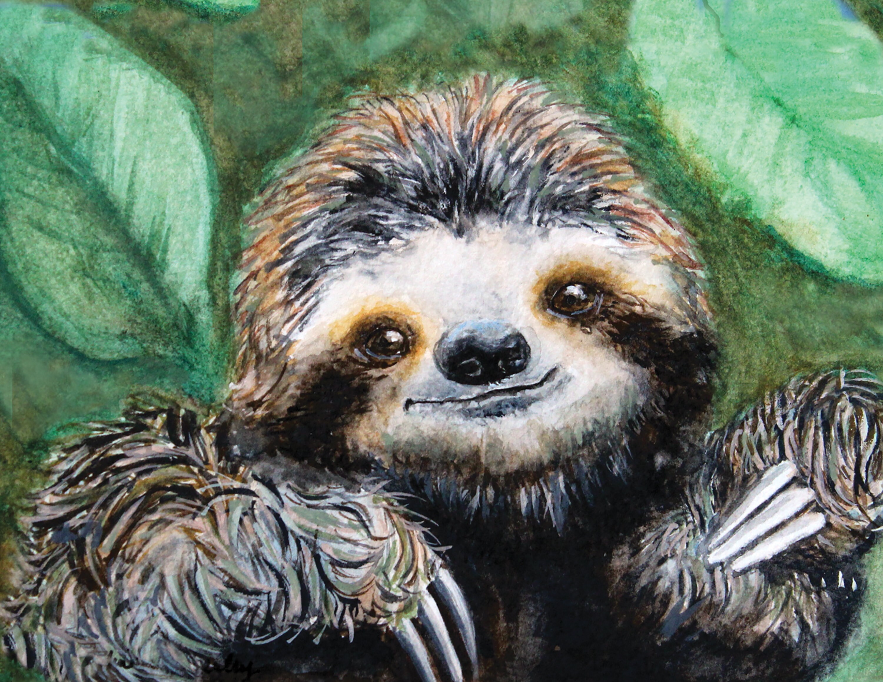 Sloth painting deals