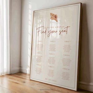 Coastal Seating Chart Sign, Beach Seating Plan, The Night before Ocean, Rehearsal Dinner Sign Nautical, Destination Wedding Signage, Canva