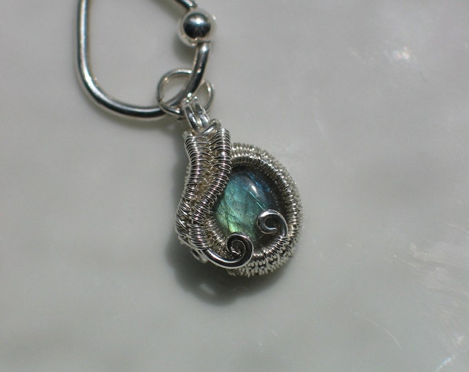 Belly Button Ring Custom Designed Navel Ring With Silver Wire Etsy