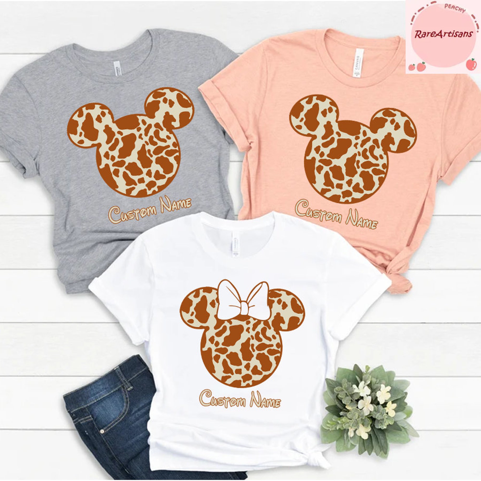 Discover Disney Animal Kingdom Shirt, Mickey Minnie Leopard Shirt