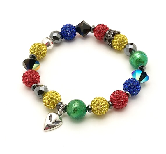 ブレスレット・バングル Beaded bracelet-88 Amazon.com: 15 pcs blessed Ilde Pulseras Santeria Handmade