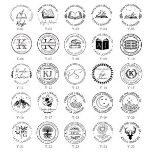 Estampador de sellos personalizado, sello de biblioteca, estampador de libros personalizado, sello de libro, sello de la biblioteca, sello para amantes de los libros, regalo para amantes de los libros.