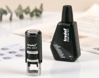 Mini sello personalizado para tarjeta de fidelización, sello pequeño para tarjeta de fidelización, sello autoentintable para tarjeta de fidelización, sello personalizado para tarjeta de fidelización, mini sello personalizado con logotipo.
