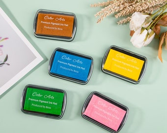 Rubber Stamp Ink Pad,Dovecraft Ink Stamp Pad, Ink Pad Multi Colours, Craft Card Making, Scrap Booking,Ink Pad Black Blue Purple Green or Red