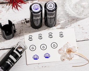 Sello de tarjeta de café, sello autoentintable de tarjeta de fidelización personalizado, sello de logotipo pequeño, sello de tarjeta de fidelización, logotipo de sello mini, sello de fidelización pequeño.