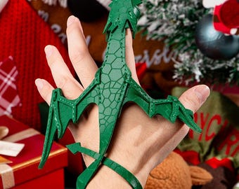 Merry Christmas! Custom Hand Dragon Pet, Leather Hand Dragon Bracelet,Adjustable Dragon Hand Cuff Arm Band, Free Shipping, High Quality.
