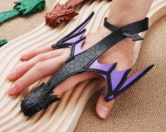 Dragon Leather Bracelet, Custom Hand Dragon Pet, Christmas Gifts For Children, Dragon Egg, Adjustable Dragon Hand Cuff Arm Band.