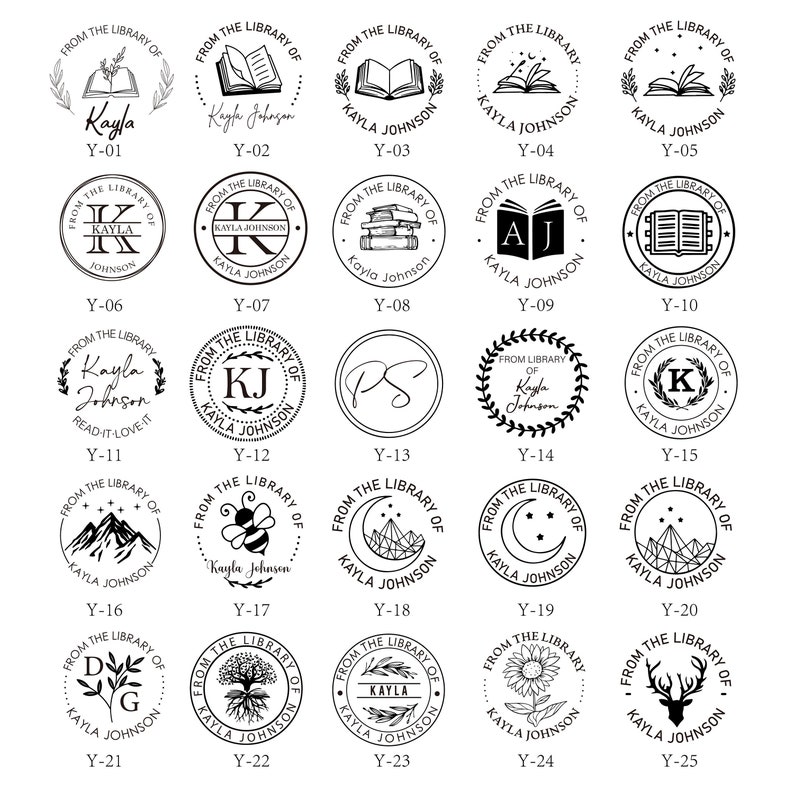 Custom Stamp Embosser, Library Stamp,book Embosser Personalized , Book ...