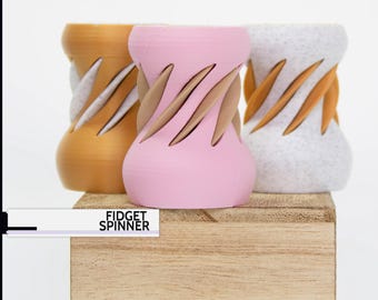 Handcrafted 3D-Printed Vortex Fidget Spinners, Fidget Spinners, ADHD Toys, Trendy Desk Toys, Unique Gifts