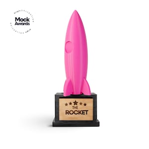 3D Printed Rocket Award - Origin Collection Mock Awards Trophy