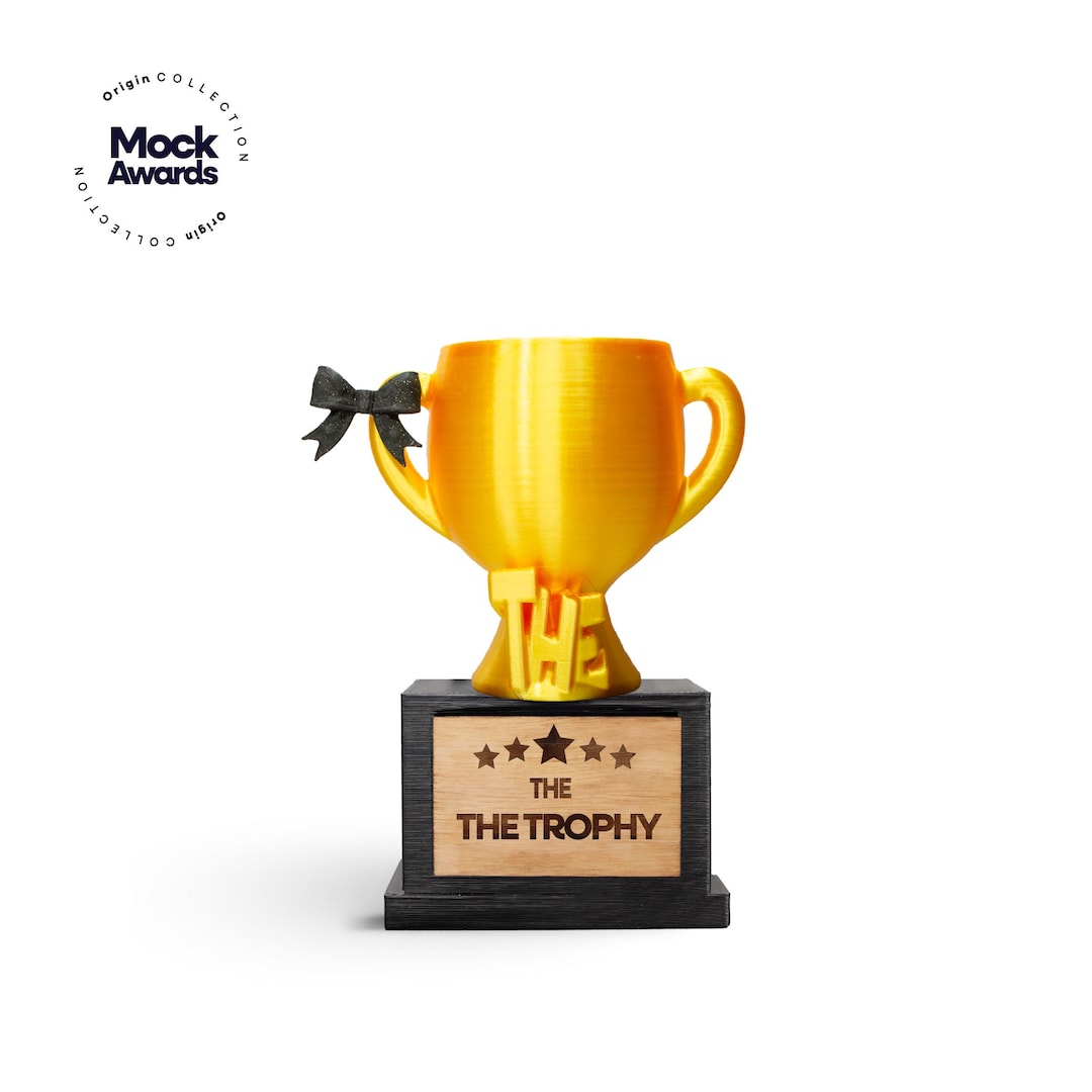 THE Trophy: Main Character Award, Certified Icon Desk Cup, Fun ...