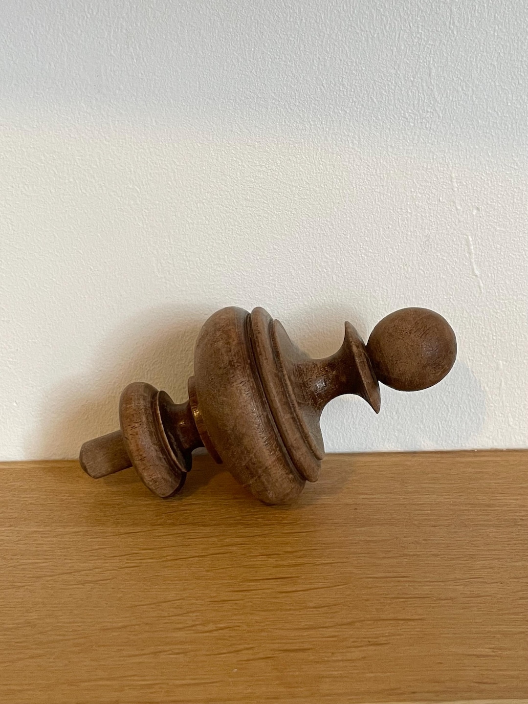 Antique Staircase Finial // Staircase Ball // Carved Wood Decorative ...