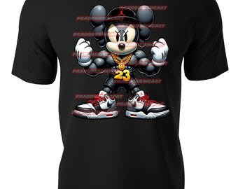 MICKEY MOUSE GYM fitness hip hop gaffiti Sneakers modern hustle, digital download png