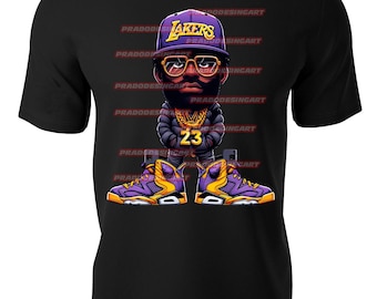 LAKERS teddy bear money hip hop gaffiti sneakers hustle t-shirt dtf / sublimation image digital download .png