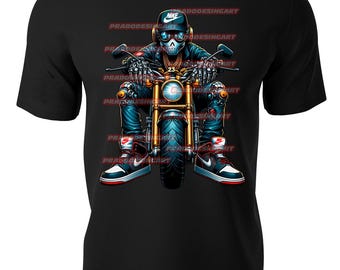 Hip Hop Biker Racer Graffiti Bear Cartoon- Digital Download PNG Motorcycle Theme - Great for T-shirts Hoodies and more