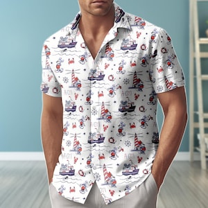 Mickey Mouse Cruise Adventure Hawaiian Shirt, Matching Disney Cruise Outfit for Summer Vacation, Disney Cruise Button Shirt