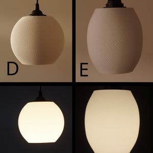 Moderne Designer Hängelampe / Deckenlampe / Pendelleuchte / Polyeder Lampe / 3D Druck / Designerlampe Stratum / Lampenschirm immagine 18