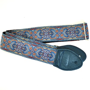 Arabesque - Souldier Guitar Strap in Indigo