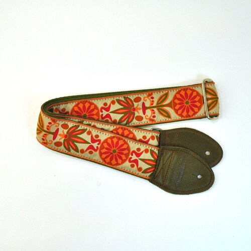 Souldier 'daisy' Vintage Seatbelt Guitar Strap in Blue Etsy