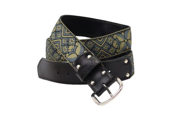 Madrid Leather Unisex Rock N Roll Belt by Souldier - Etsy display picture 1