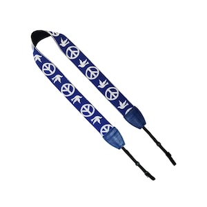 Young Peace Dove Blue Fixed Length Camera Strap - Unisex
