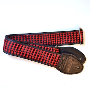 Souldier &#39;Houndstooth&#39; Seatbelt Guitar Strap