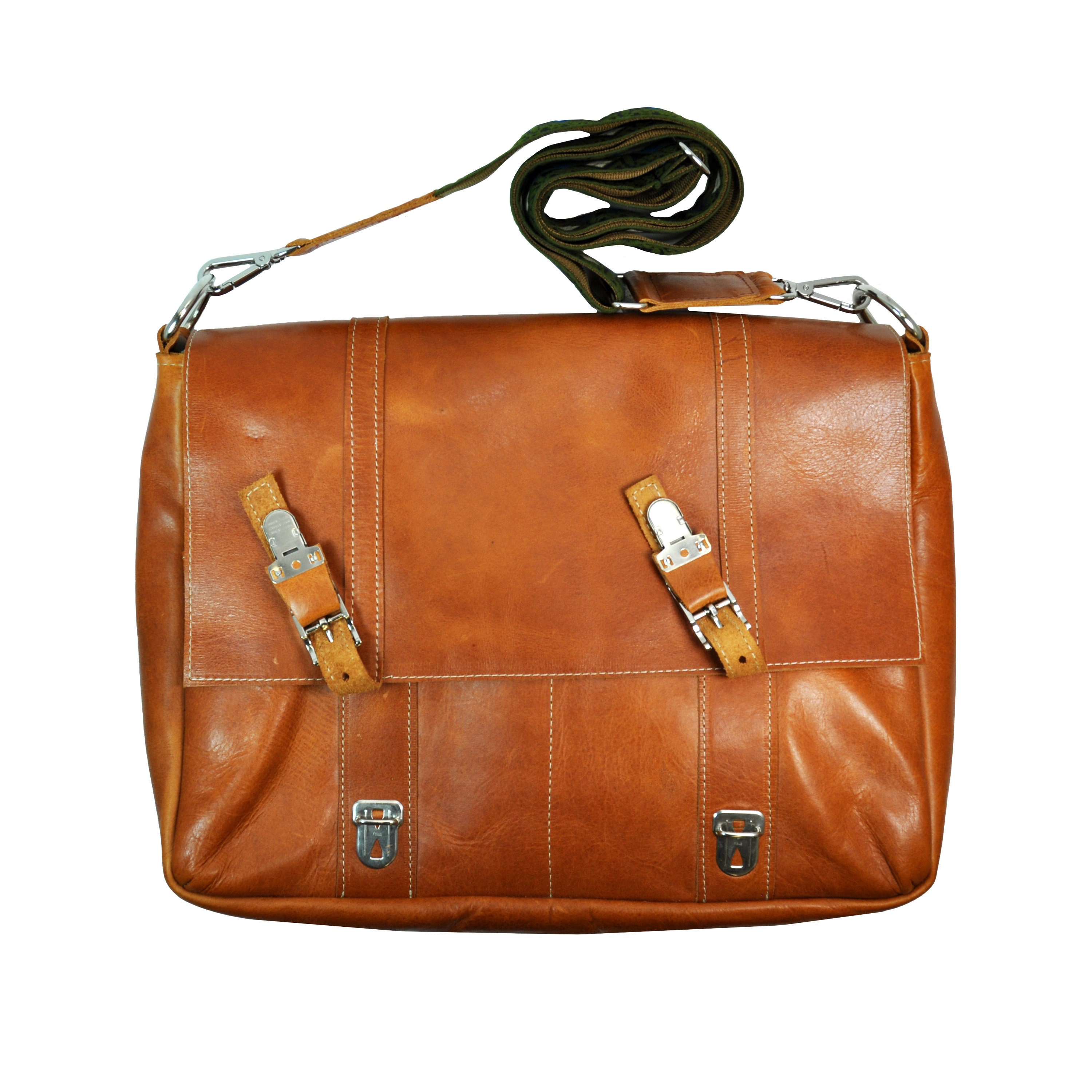 Buy Logan Bag With Clapton Olive Bag Strap Unisex Online in India 