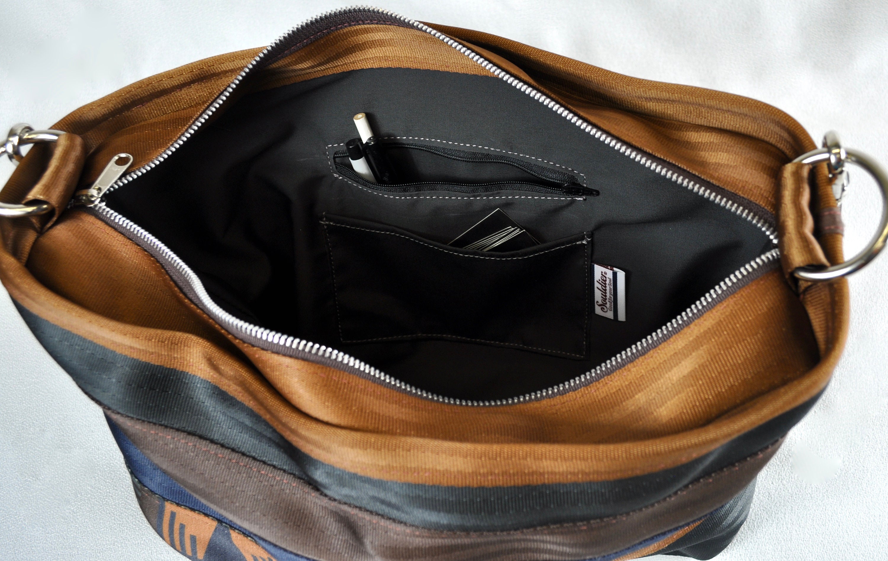 Thunderbird Recycled Seatbelt Messenger Bag by Souldier Etsy