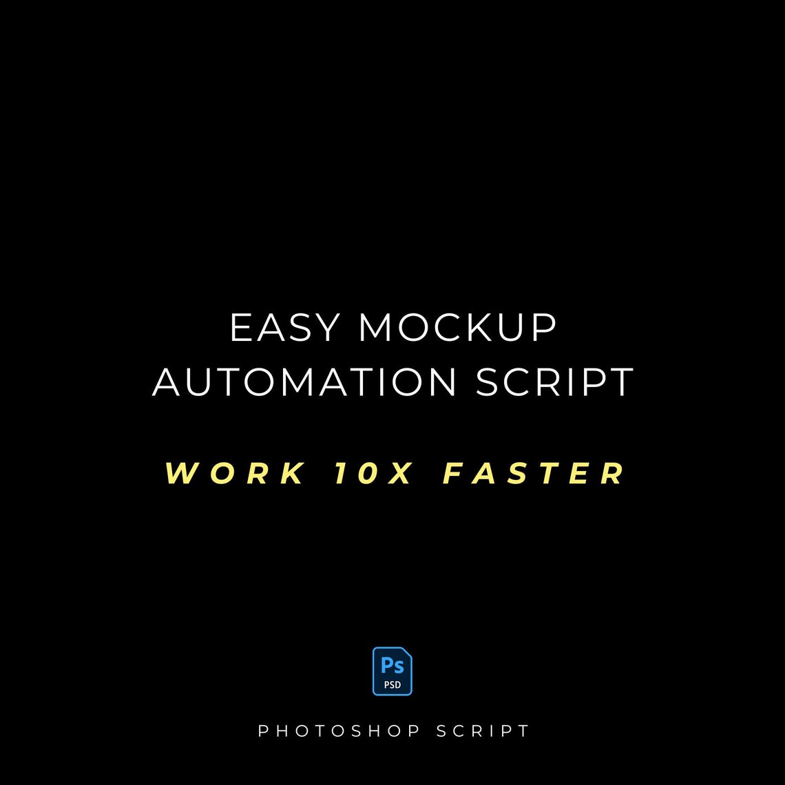 Easy Photoshop Mockup Script | Fast Mockup Generator | Batch Mockup ...