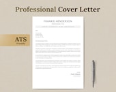 ATS Resume Cover Letter Template, Editable Sample (Word, PDF)