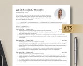 Minimalist Resume Template: ATS Friendly, Cover Letter (Digital Download)