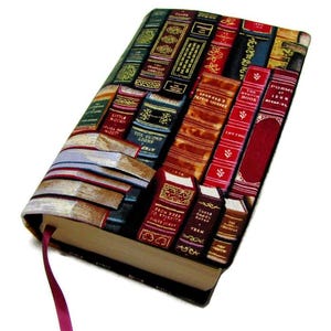 Standard Paperback Size, Handmade Padded Book Cover, Gold Gilt Books