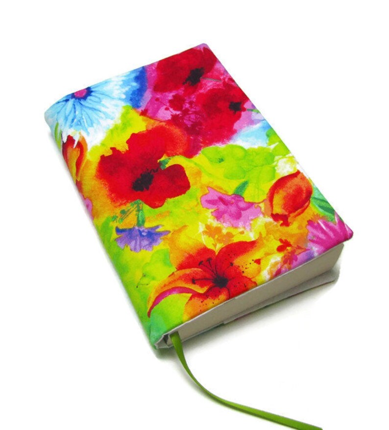 Book Cover CUSTOM SIZE Book Protector Cotton Padded Cover Etsy