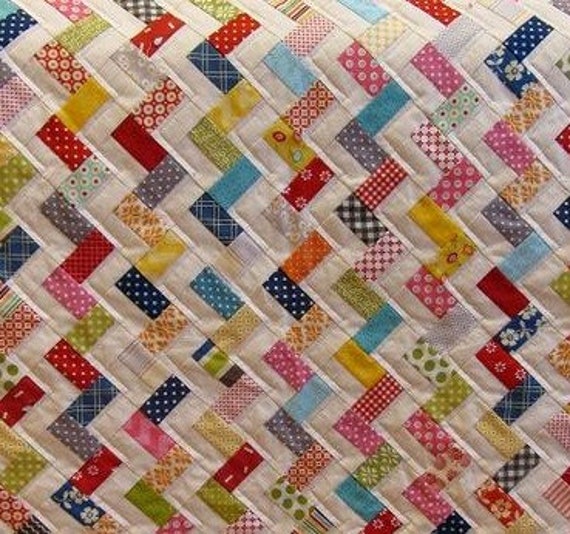 288 Cotton Fabric Squares 2 X 4 Hand Cut, Assorted Colors 
