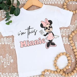 I&#39;m This Minnie Toddler Shirt, 3rd Birthday T-Shirt, Minnie Mouse Birthday Shirt,Minnie Kids Shirt,Disney Birthday Trip Shirt,Birthday Gifts