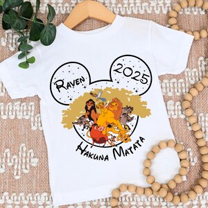 Hakuna Matata Shirt, Family Vacation, Disney Animal Kingdom Tee, Custom Animal Kingdom 2025, Disney Lion King, Animal Kingdom Hakuna Matata