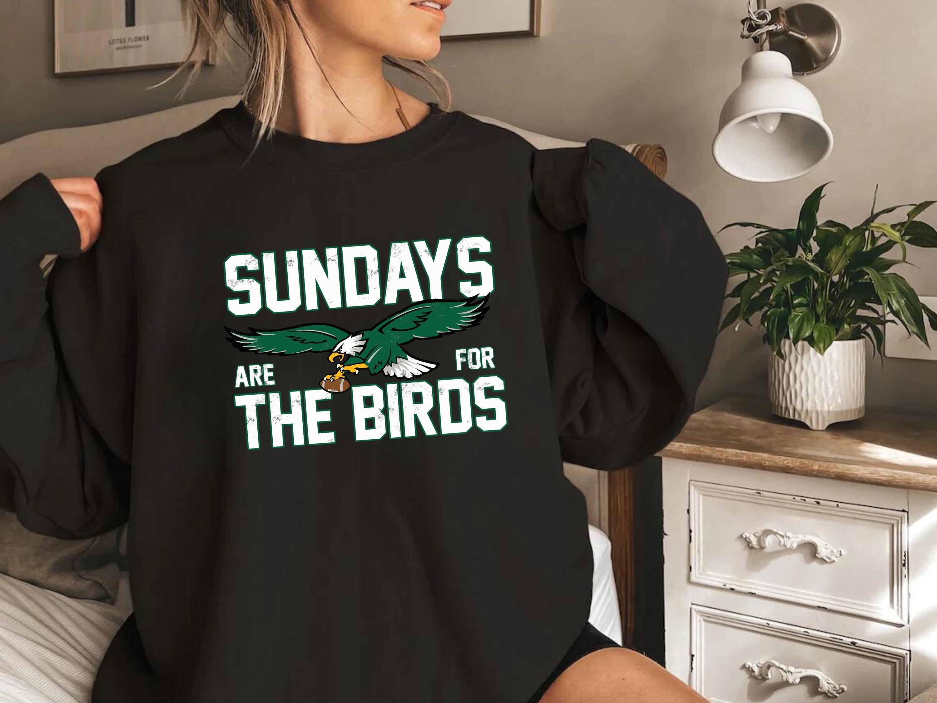 Philadelphia Football Sweatshirt,Sundays are for the Birds,Bird Gang Football sunday,Philadelphia Eagls Sweatshirt,Philadelphia Eagls Shirt