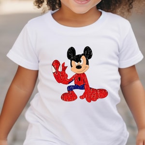 Spiderman Mickey T-shirt, Boys Disney Shirt, Mickey Mouse Shirt, Disneyland Kids Shirt, Disney Family Matching Shirt, Birthday Gift for Kids