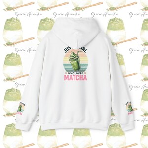 Matcha Liebe Hoodie: Nur ein Mädchen, das Matcha liebt, Süßes Sweatshirt für Tee-Liebhaber, Geschenk für Sie, gemütliche Mode, Einzigartiges Sweatshirt