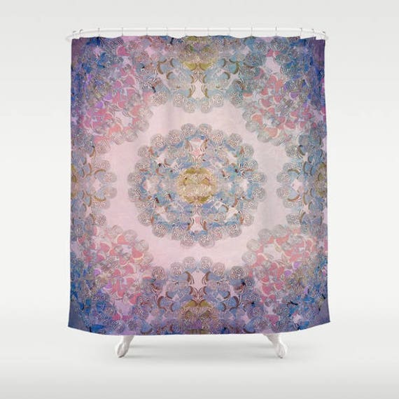 Mandala Design Dusche Vorhang Böhmische Atmosphäre Nach