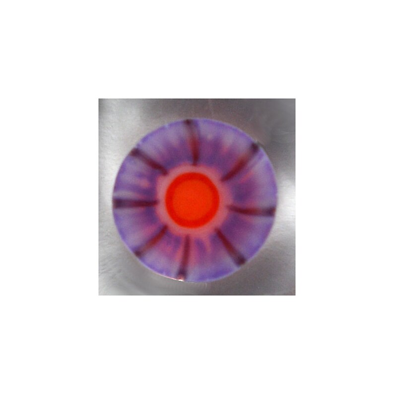 104COE Murrini #068 purple and orange