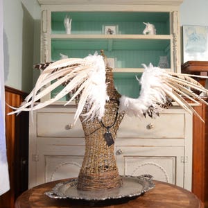 White Feather Wings Costume made to order