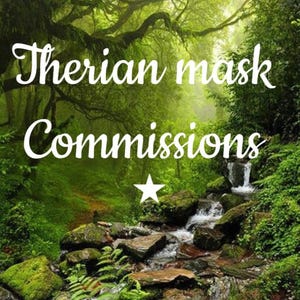 Therian mask commissions