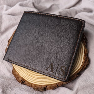Handwriting Wallet, Leather Wallet For Men, Personalized Wallet Gifts, Handwriting Gift For Him, Engraved Wallet | Gift For Dad