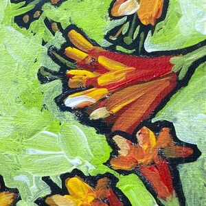 Hummingbird Art Greeting Card: Ruby-Throated Bird Illustration bild 4