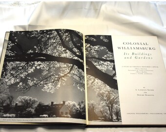 Colonial Williamsburg, Its buildings & gardens,  vintage 1949  1st edition, rare hard to find, good condition, guide for visitor,