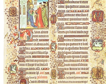 medieval art, Book of Hours, Illustrated manuscript,  15th Century art, Duke of Berry , Christian art,medieval decor, , medieval art