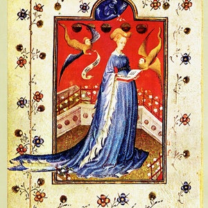 medieval art, Book of Hours, Illustrated manuscript, 15th Century art ,Nativity bath scene, prayer journal supplies, Christian art, prayer image 6