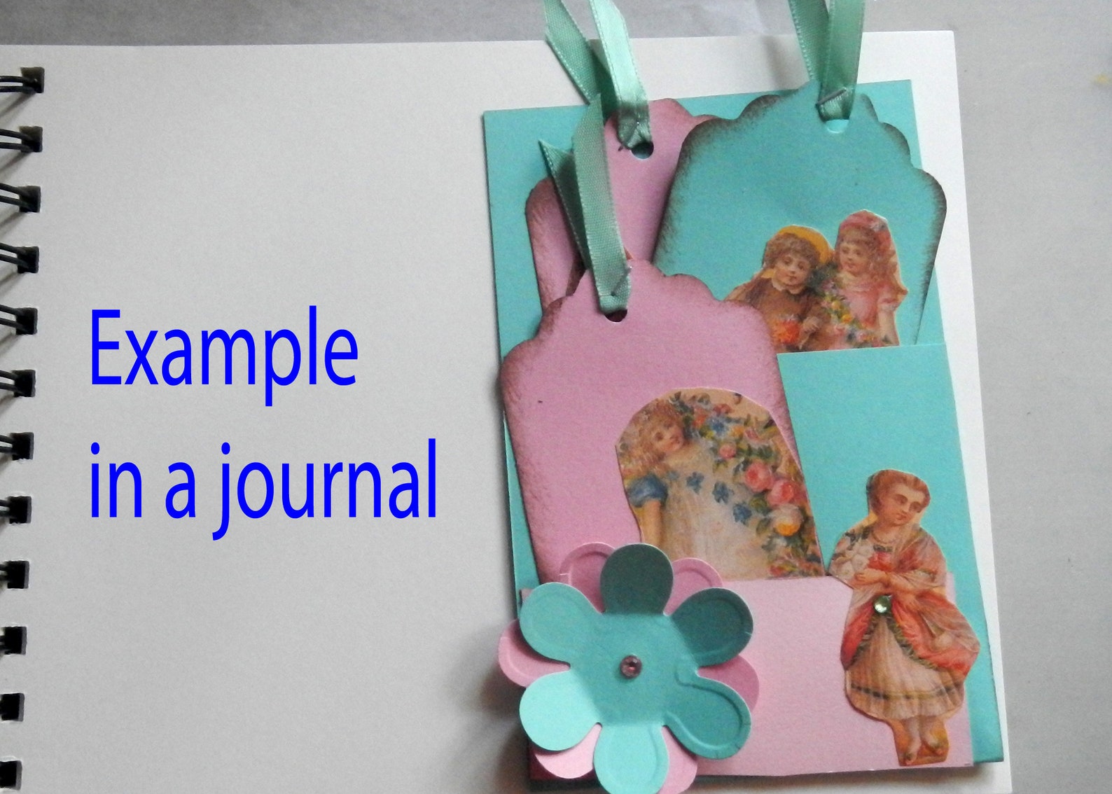 Library Card Pockets Handmade Ephemera Junk Etsy