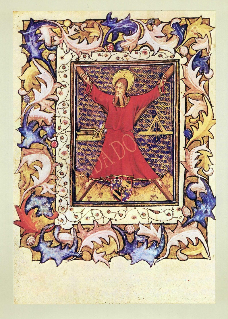 Book of Hours,Nativity scene, medieval art, Christmas scene, Jesus Mary Joseph, 14th Century,Christian art, book page, medieval decor, image 10